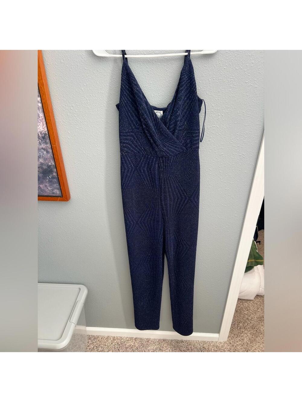 V-Neck Jumpsuit Romper Sparkle